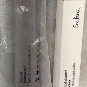 Ere Perez - Natural Almond Oil Mascara Black + Brow Pencil - Perfect-Brown